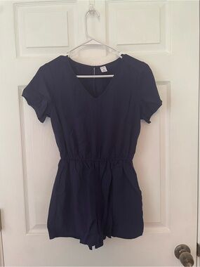Old Navy Navy Blue Romper